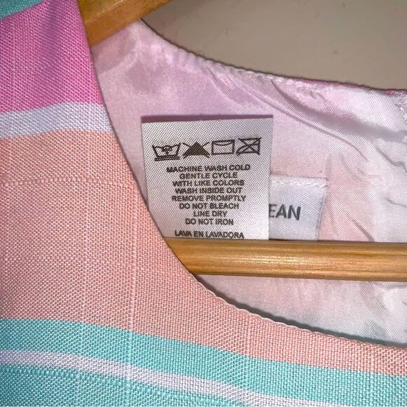 🆕 Bonnie Jean Dress 7 Striped Fit & Flare Party Holiday Formal Photoshoot Event - Picture 4 of 6